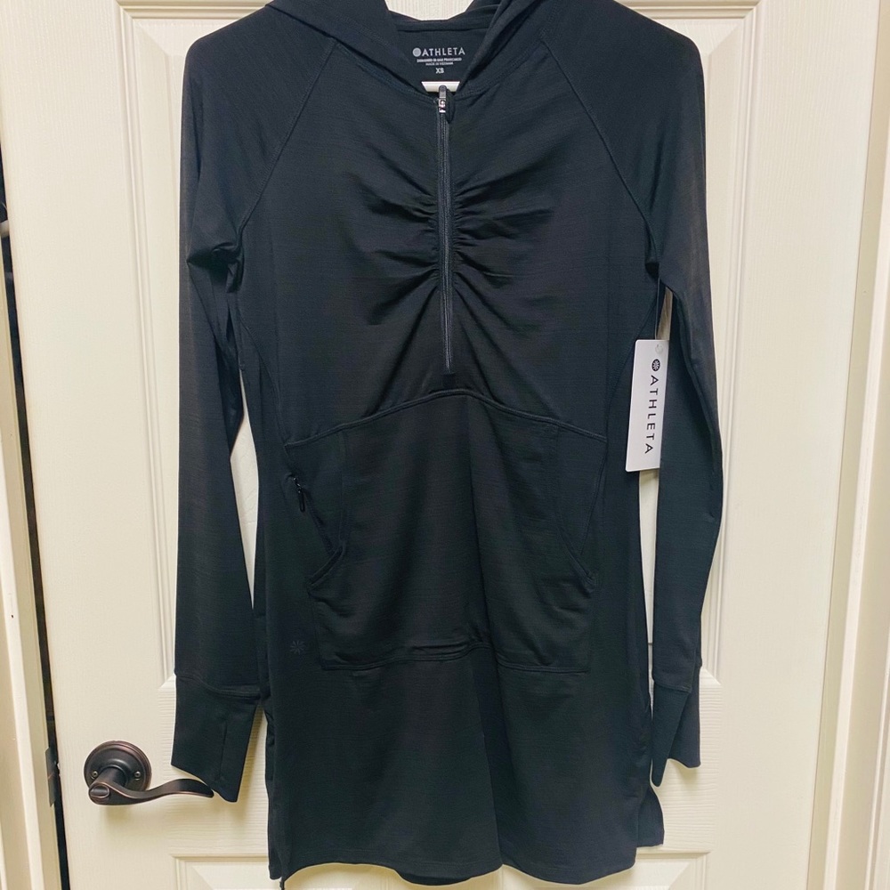 NEW with tags Athleta Sun Up coverup Black XS